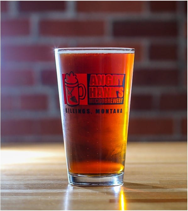 Pint of Street Fight Irish Red Ale at Angry Hank's Microbrewery in Downtown Billings Montana | Better Off In Billings