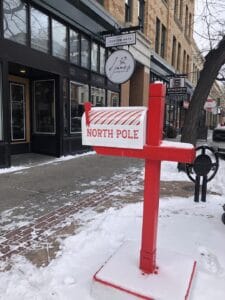 Letter to Santa, North Pole Mailbox in Downtown Billings | Your guide to family-friendly holiday adventures in Billings | Better Off In Billings