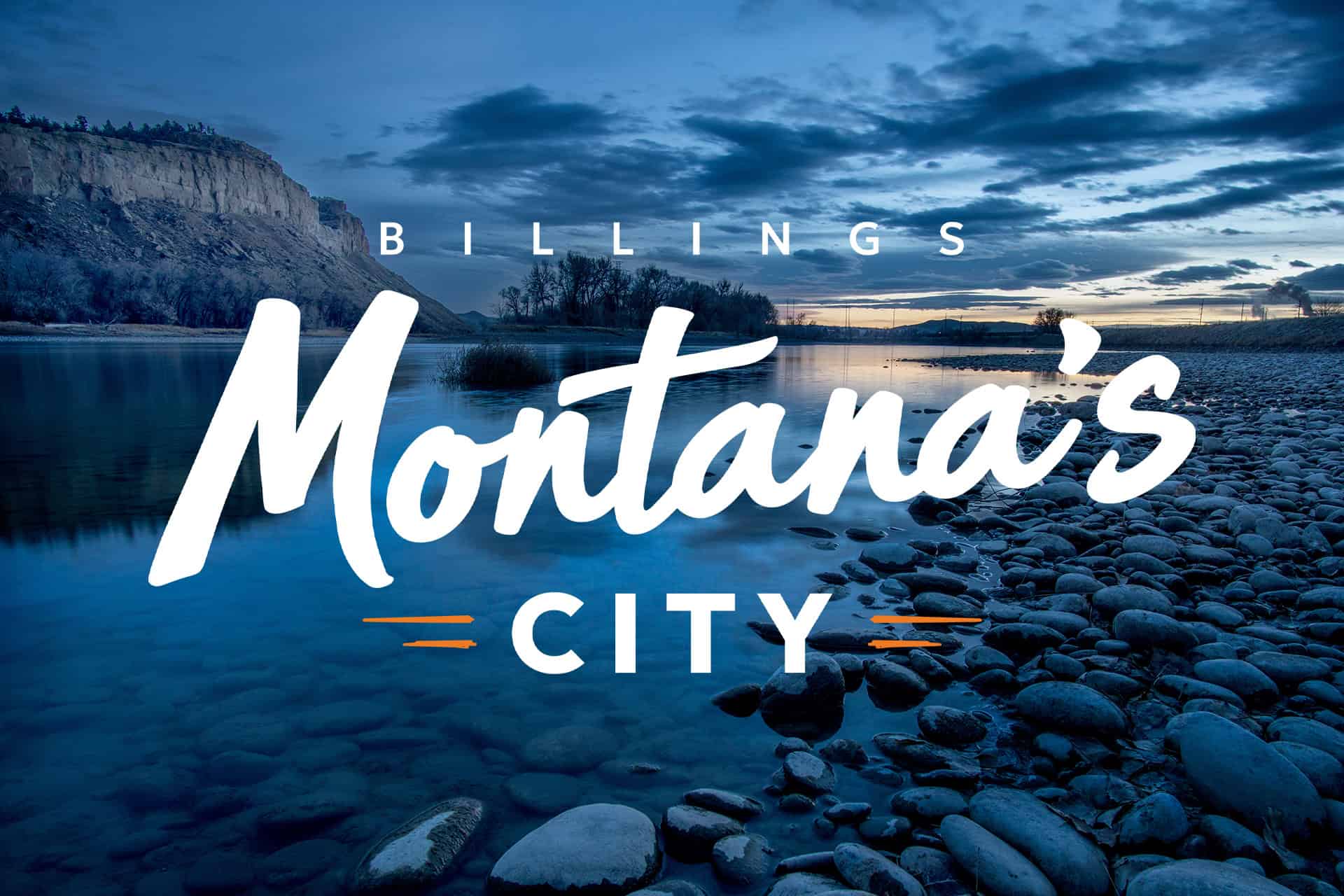 Yellowstone River near Billings, Montana's Montana